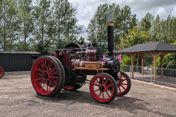 Steam Traction Engine At Statfold